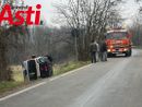 Un'immagine dell'incidente avvenuto sabato mattina