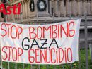 Un'immagine di archivio di una delle molte manifestazioni per la tregua nella striscia di Gaza (Merphefoto) Un'immagine di archivio di una delle molte manifestazioni per la tregua nella striscia di Gaza (Merphefoto)