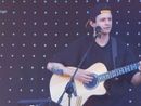 Andrea Cerrato sul palco del Primo maggio