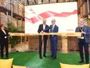 L'inaugurazione delo polo logistico DHL di Coconato nel 2023