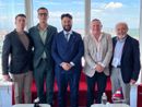 In foto, da sinistra, Fabio Condemi, Andrea Giroldo, Federico Riboldi, Marco Boido e Giuseppe Perotti.