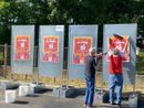Affissioni di manifesti per il Sì Affissioni di manifesti per il Sì