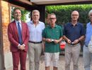 I vincitori del “Memorial Ferrante Marengo” con Costante Marengo, il presidente del