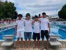 Nell'immagine, da sinistra a destra: Filippo Ponassi, Davide Principato, Stefano Cannella e Tommaso Dadone