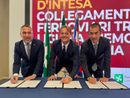In foto: Franco Lucente, Marco Scajola e Marco Gabusi In foto: Franco Lucente, Marco Scajola e Marco Gabusi