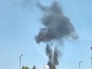 Momenti di paura per un incendio in zona industriale