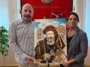 Il sindaco con Marisa Garramone