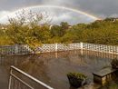 Arcobaleno a Celle (Ph. Gruppo Telegram Dati Meteo Asti)