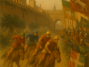 Il Palio del 10 agosto 1275 "immaginato" dall'intelligenza artificiale