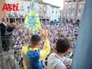 I festeggiamenti del Don Bosco in Comune subito dopo la vittoria I festeggiamenti del Don Bosco in Comune subito dopo la vittoria