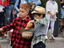 Un momento della sfilata storica (MerfePhoto) Un momento della sfilata storica (MerfePhoto)