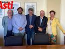 In foto: Maurizio Martino, Simone Nosenzo, Vito Biscione, Giacomo Massimelli e Ausilia Quaglia In foto: Maurizio Martino, Simone Nosenzo, Vito Biscione, Giacomo Massimelli e Ausilia Quaglia