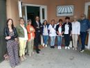 L’inaugurazione dell’Ambulatorio di Viarigi. Al centro il Direttore generale dell’Asl AT, Giovanni Gorgoni, il Sindaco Francesca Ferraris con il consigliere con delega alla Salute Vincenzo Garlando (a destra), la Direttrice del Distretto Asl AT, Elena Tamietti, Tiziana Bruno e Chiara Boero del DIPSA (Direzione delle Professioni Sanitarie), la coordinatrice infermieristica, Silvia Di Leo, e le infermiere del territorio Patrizia Cerrato, Milena Cortese e Sabrina Gatti