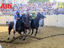 La terza batteria delle prove del mattino, dove mancava il cavallo di Moncalvo (Merphefoto)