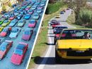 Cinquantasei Fiat X1/9 'hanno invaso' Montemagno per il raduno nazionale Cinquantasei Fiat X1/9 'hanno invaso' Montemagno per il raduno nazionale