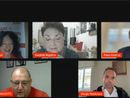 Un frame della trasmissione in diretta Un frame della trasmissione in diretta