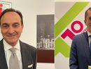 Il presidente Cirio e l'assessore Gabusi