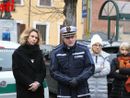 Il comandante della polizia locale, Riccardo Saracco, con la vicesindaca Stefania Morra, durante un sopralluogo a Quarto