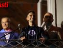 La presentazione di Federico Arri, vincitore dello scorso anno (Merphefoto)