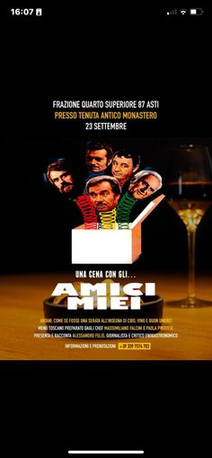 Come se fosse antani, ma con gusto: il menu "Amici Miei" è alla Tenuta Antico Monastero di Asti per una serata speciale Come se fosse antani, ma con gusto: il menu "Amici Miei" è alla Tenuta Antico Monastero di Asti per una serata speciale