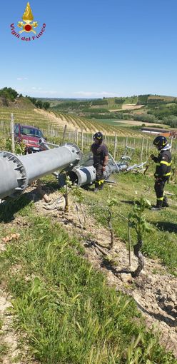 Vigili del fuoco di spalle Vigili del fuoco di spalle