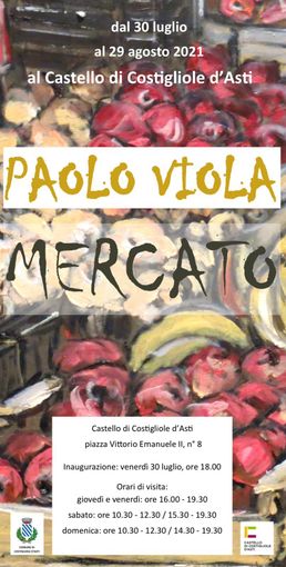 La locandina della mostra di Paolo Viola
