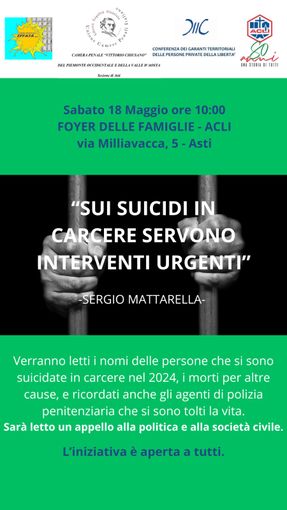 &quot;Sui suicidi in carcere servono interventi urgenti&quot;: dalla frase del Presidente Mattarella, un incontro al Foyer delle famiglie