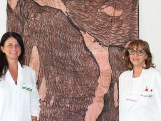 La coordinatrice Silvano e l'assistente Sacco