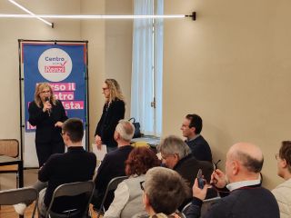 Immagini della tavola rotonda organizzata da Italia Viva