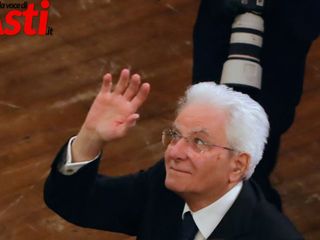 Il presidente Mattarella al Teatro Alfieri di Asti (Merfephoto)