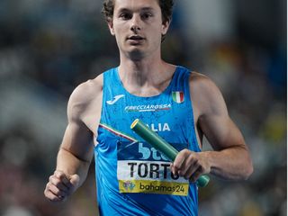Gli azzurri Filippo Tortu e Samuele Ceccarelli