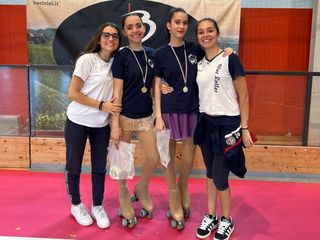 Alcune immagini delle premiazioni per gli atleti della Blue Roller Asti