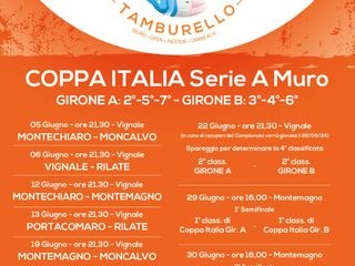 Il calendario ufficiale della Coppa Italia 2024
