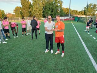 Premiazione miglior portiere Melinte della Polisportiva Astigiana