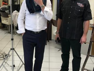 Raffaele Giugliano (a sinistra) con un collaboratore