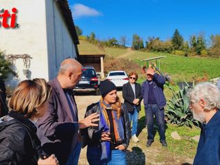 Alcune immagini dell'incontro all'azienda agricola Viarengo