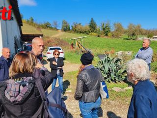 Alcune immagini dell'incontro all'azienda agricola Viarengo