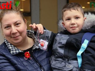 Alcune immagini della distribuzione del Mărţişor a cura di MerfePhoto