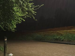 Le immagini degli allagamenti a Viatosto (Dati Meteo Asti)