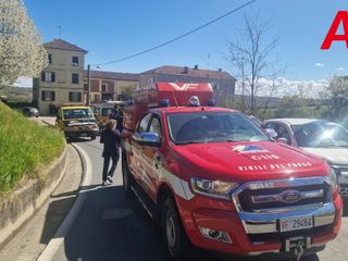 Un mezzo dei vigili del fuoco