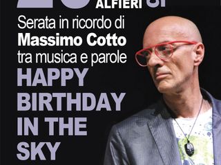 La locandina della serata