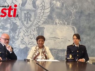 Il commissario Luca Colussi, il questore Marina Di Donato e l'ispettore Giulia Rissone (Ph J.Dem.A.)