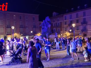 Alcune immagini della Notte Bianca del Palio
