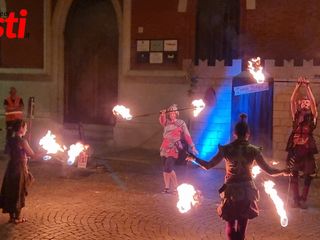 Alcune immagini della Notte Bianca del Palio