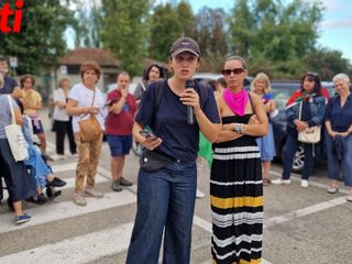 Alcune immagini del pomeriggio di solidarietà