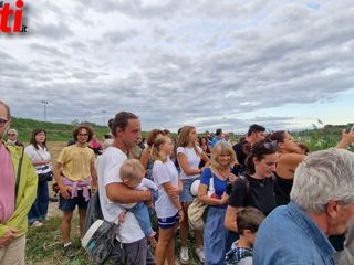 Alcune immagini del pomeriggio di solidarietà