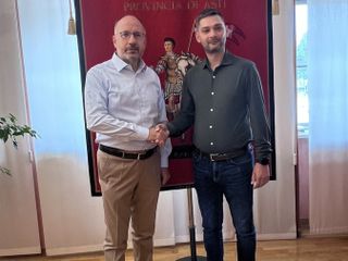 La delegazione ricevuta in Provincia