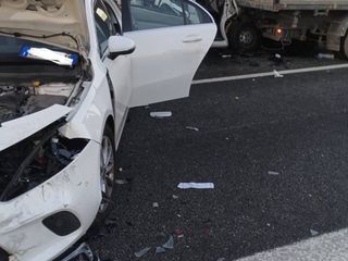 Le immagini del maxi incidente