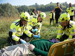 Una simulazione di soccorso