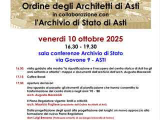 La locandina della giornata di lavori La locandina della giornata di lavori